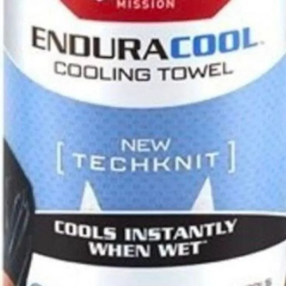 NWT Mission Athletecare Enduracool Cooling Techknit Microfiber Towel 33”x12”